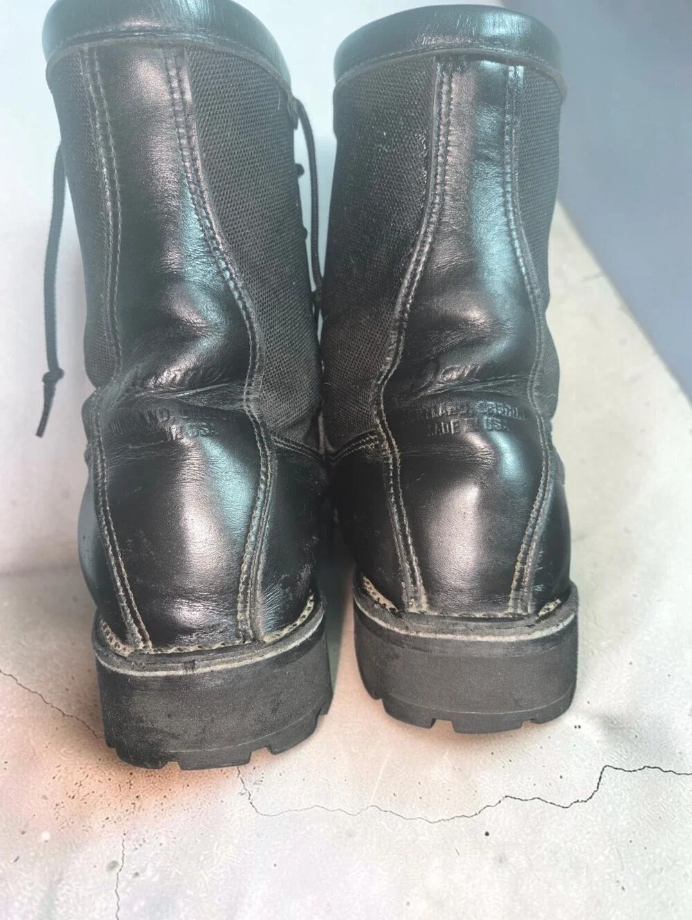 Danner Black Tactical Lace-Up Combat Boots